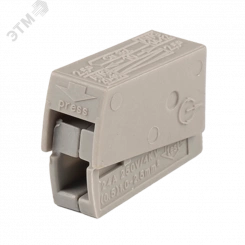 Клеммы монтажные для подключения светильников PTC-2P 224-101 400V 24A 0,5-2,5 mm2 / 100 шт.