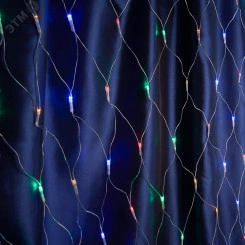 Гирлянда сеть LED мульти 1.5х1.5м Гирлянда сеть LED мульти 1.5х1.5м