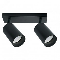 Светильник ДБО 2хGU10 без ламп наклонный черный Светильник ДБО 2хGU10 без ламп наклонный черный
