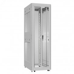 Шкаф серверный 42U 800х1000 передняя дверь: двустворчатая перфорированная IP20. задняя дверь: одностворчатая глухой металл IP51. боковые панели: перфорированные. цвет: серый RAL7035 