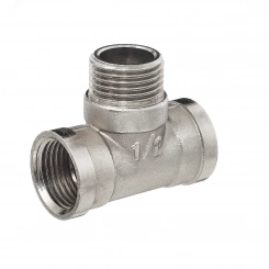 Тройник 1/2ВНВ Т15ВНВ никель