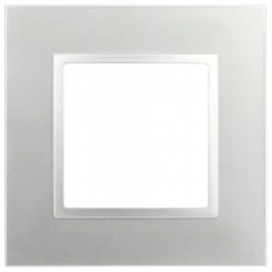 Рамка для розеток и выключателей Elegance 14-5011-03 Classic, на 1 пост, алюминий