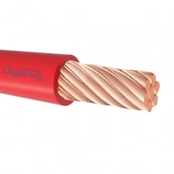 Провод силовой ПуВ 1х35к красный ТРТС