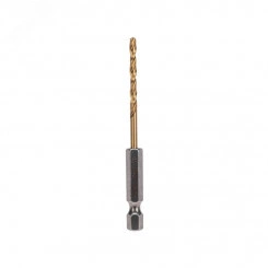 Сверло по металлу, 3 мм, Р6М5, ТИТАН, шестигранный хвостовик (1 шт. в упаковке) DIN 338 Сверло по металлу, 3 мм, Р6М5, ТИТАН, шестигранный хвостовик (1 шт. в упаковке) DIN 338