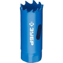 Коронка биметаллическая 19мм, быстрорежущая сталь Коронка биметаллическая 19мм, быстрорежущая сталь