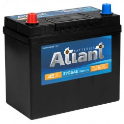 Аккумулятор автомобильный ATLANT Blue Asia 45Ah L+ (без борта)