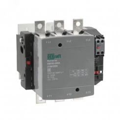 Контактор 265А 220В АС АС3 АС4 1НО+1НЗ КМ-102 Контактор 265А 220В АС АС3 АС4 1НО+1НЗ КМ-102