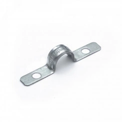 Скоба металлическая двухлапковая усиленная противопожарная СМДУ d14-15 мм отв. d 6,5 мм (100 шт/уп) Скоба металлическая двухлапковая усиленная противопожарная СМДУ d14-15 мм отв. d 6,5 мм (100 шт/уп)