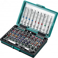 Набор: Биты ''C-Drive 71'' многофункциональные, CR-MO, адаптеры в ударопрочном компактном боксе, цветная маркировка типов шлицов. 71 предмет Набор: Биты ''C-Drive 71'' многофункциональные, CR-MO, адаптеры в ударопрочном компактном боксе, цветная маркировка типов шлицов. 71 предмет
