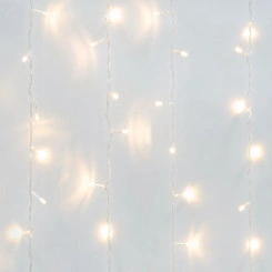 Занавес светодиодный 1,5х1,5м 100 светодиодов теплый Провод прозрачный ULD-C1515-100/DTA WA RM WHITE IP20