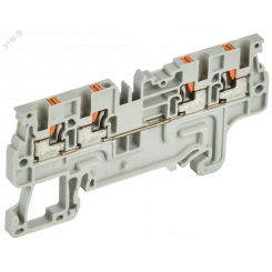 Колодка клеммная CP-MC 4 вывода 1,5мм2 серая IEK