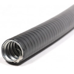 Металлорукав в ПВХ изоляции МПГ нг толстостенный  12  (50 м/уп.) черный ГОФРОМАТИК