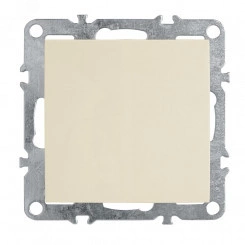 Выключатель одноклавишный (механизм), 250В, 10А, серия Эрна, слоновая кость Stekker Выключатель одноклавишный (механизм), 250В, 10А, серия Эрна, слоновая кость Stekker