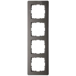 Рамка G-Flex 4-постовая, цвет Мокко