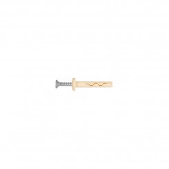 Дюбель-гвоздь нейлоновый PDG F с грибовидным бортиком 6x40 (40 шт) Дюбель-гвоздь нейлоновый PDG F с грибовидным бортиком 6x40 (40 шт)