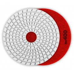 Круг алмазные гибкий шлифовальный (Черепашка) для мокрого шлифования, 100мм, №400 Круг алмазные гибкий шлифовальный (Черепашка) для мокрого шлифования, 100мм, №400