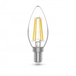 Лампа светодиодная филаментная LED 5.5 Вт 530 лм 4100К AC180-240В E14 свеча нейтральный (промоупаковка 3 лампы) Basic Лампа светодиодная филаментная LED 5.5 Вт 530 лм 4100К AC180-240В E14 свеча нейтральный (промоупаковка 3 лампы) Basic