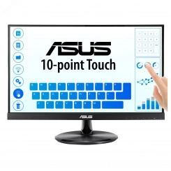 Монитор для компьютера 21.5'' IPS, 1920x1080, 5мс, HDMI 1.4, VGA, USB, Touch, VT229H