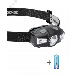 Фонарь налобный 1ВтLED+красный свет/1xAA (R6) в комплекте/корпус ABS-пластик Фонарь налобный 1ВтLED+красный свет/1xAA (R6) в комплекте/корпус ABS-пластик