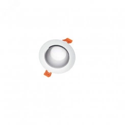 Светильник встраиваемый, ARTIN, скрытая лампа, круг, 90х90х30мм, монтажное отверстие 75х75мм, GU5.3, алюминий, белый, 51429 9, Ritter