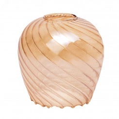 Плафон 34-301-ф127/в42 Ладера рифл.косой янтарь Плафон 34-301-ф127/в42 Ладера рифл.косой янтарь