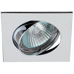 Светильник литой квадрат пов. MR16,12V/220V, 50W 50W хром (100/1400) Светильник литой квадрат пов. MR16,12V/220V, 50W 50W хром (100/1400)