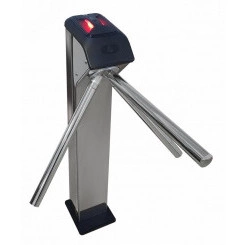 Турникет полуавтоматический SA320-Курс100-EM с    планками Антипаника, электронная проходная,       нержавеющая сталь