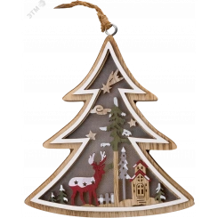 Гирлянда новогодняя светодиодная NGF-D045-04 игрушка елочка