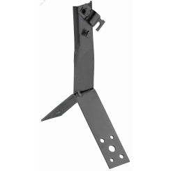 Держатель проводника круглого 6-10мм винтовой для конька h=80мм оцинкованная сталь TD IEK