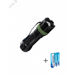 Фонарь ручной 1ВтLED/zoom-линза/3xAAA (R03) в комплекте/ABS-пластик/ремешок ручной Фонарь ручной 1ВтLED/zoom-линза/3xAAA (R03) в комплекте/ABS-пластик/ремешок ручной