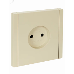 FORTE&PIANO Розетка 1-местная без заземления без защитных шторок винтовое крепление 10А FP418 ваниль IEK FORTE&PIANO Розетка 1-местная без заземления без защитных шторок винтовое крепление 10А FP418 ваниль IEK