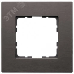 Рамка 1-постовая, алюминий Brown Рамка 1-постовая, алюминий Brown
