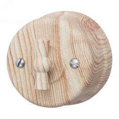 Выключатель Лизетта Перекрестный, пластик, цвет Карельская Сосна Выключатель Лизетта Перекрестный, пластик, цвет Карельская Сосна