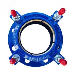 Муфта чугун соединительная для ПЭ труб Ду 65 (Дн 75-75) Ру10/16 Муфта чугун соединительная для ПЭ труб Ду 65 (Дн 75-75) Ру10/16