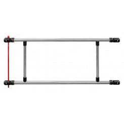 Калитка аварийного выхода, хромированная, 1500 х D32 мм, комплект.