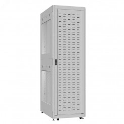 Шкаф серверный 52U 800х1200 передняя дверь: протект IP41. задняя дверь: двустворчатая перфорированная IP20. боковые панели: перфорированные. цвет: серый RAL7035 Шкаф серверный 52U 800х1200 передняя дверь: протект IP41. задняя дверь: двустворчатая перфорированная IP20. боковые панели: перфорированные. цвет: серый RAL7035