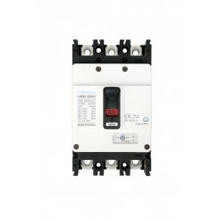 Выключатель автоматический в литом корпусе типа HGM, типоразмера 125AF, арт.HGM125H3PT4S0000C00100F (100А, 38кА, 3 полюса, регулируемый термомагнитный расцепитель, переднее подключение)