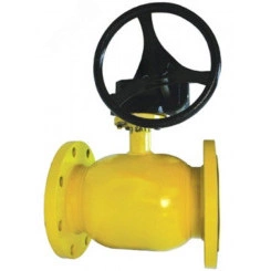 Кран шаровой КШГ 71.113.200 стальной для газа полн. проход DN 200 PN 16 фланцевый с редуктором Кран шаровой КШГ 71.113.200 стальной для газа полн. проход DN 200 PN 16 фланцевый с редуктором