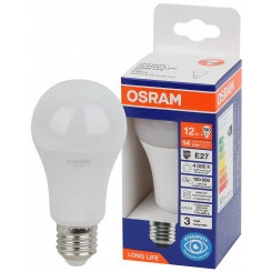 Лампа светодиодная LED 12Вт Е27 4000К 1055Лм груша 220В (замена 100Вт) OSRAM Лампа светодиодная LED 12Вт Е27 4000К 1055Лм груша 220В (замена 100Вт) OSRAM