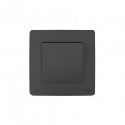 BLANCA С/У IP44 1-клавишный ПЕРЕКЛЮЧАТЕЛЬ (сх.6), 10AX, 250В, АНТРАЦИТ