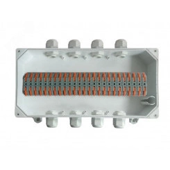 Коробка распределительная клеммная влагозащищенная КСП-25 IP66 Wago АЯКС Коробка распределительная клеммная влагозащищенная КСП-25 IP66 Wago АЯКС