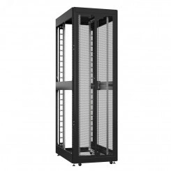 Шкаф серверный 52U 800х1200 передняя дверь: двустворчатая перфорированная IP20. задняя дверь: без. боковые панели: без. цвет: черный RAL9005 