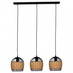 Светильник Кантри 231 черн.муар НСБ 01-3х60-170 Е27 ИМ подвесной оплетенный Светильник Кантри 231 черн.муар НСБ 01-3х60-170 Е27 ИМ подвесной оплетенный