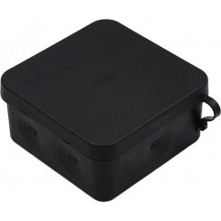 Коробка разветвительная (черный) КР2403-08 Коробка разветвительная (черный) КР2403-08