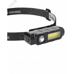 Фонарь налобный аккум/1ВтLED+3ВтCOBLED/Li-ion 18650 800mAh/ABS-пластик/USB-шнур Фонарь налобный аккум/1ВтLED+3ВтCOBLED/Li-ion 18650 800mAh/ABS-пластик/USB-шнур