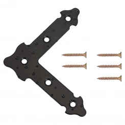 Уголок Н.Новгород декоративный прямой УДП 110-SL черн.мат. Уголок Н.Новгород декоративный прямой УДП 110-SL черн.мат.