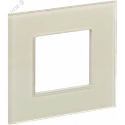 SKANDY Рамка 1-местная SK-F21B стекло беж. IEK