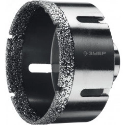 Коронка алмазная высокоскоростная для УШМ (М14) d 80мм по керамограниту и железобетону, Вакуумное Спекание, Профессионал Коронка алмазная высокоскоростная для УШМ (М14) d 80мм по керамограниту и железобетону, Вакуумное Спекание, Профессионал