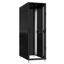 Шкаф серверный 24U 800х1070 передняя дверь: без. задняя дверь: двустворчатая глухой металл IP51. боковые панели: глухой металл. цвет: черный RAL9005 