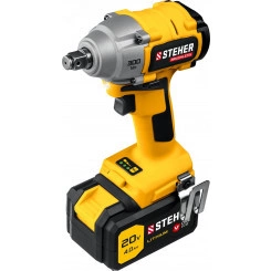 Гайковерт бесщеточный 20 В, 300 Нм, 1 АКБ (4Ач), кейс Гайковерт бесщеточный 20 В, 300 Нм, 1 АКБ (4Ач), кейс